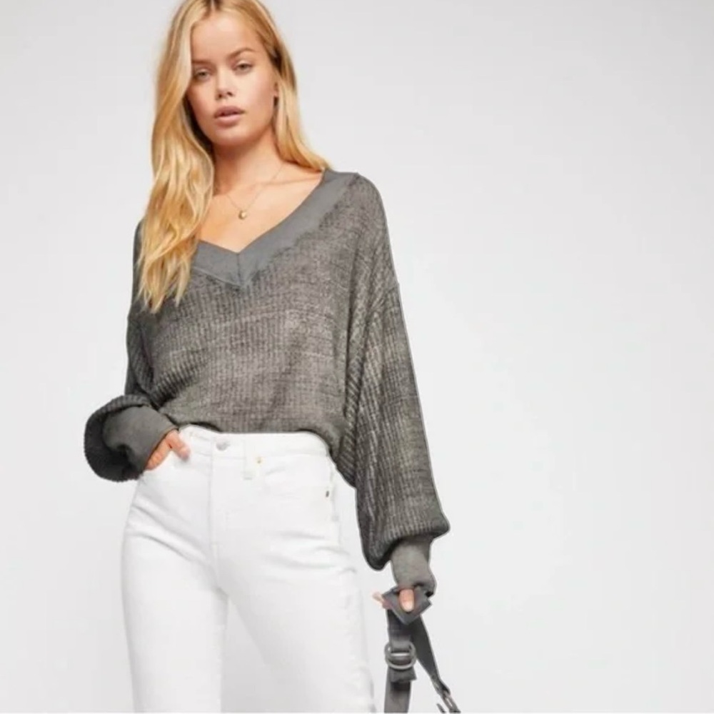 Free People South Side Thermal Sweater